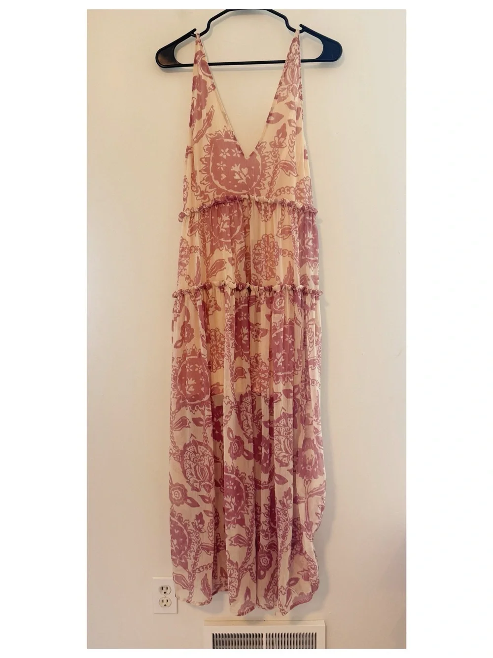 FREE PEOPLE Floral JULIANNA Maxi Dress small